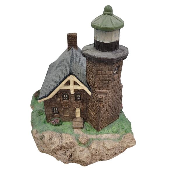 Vintage 1991 Younger SIGNED Harbour Lights Sand Island WI #112 Lighthouse - Picture 3 of 8